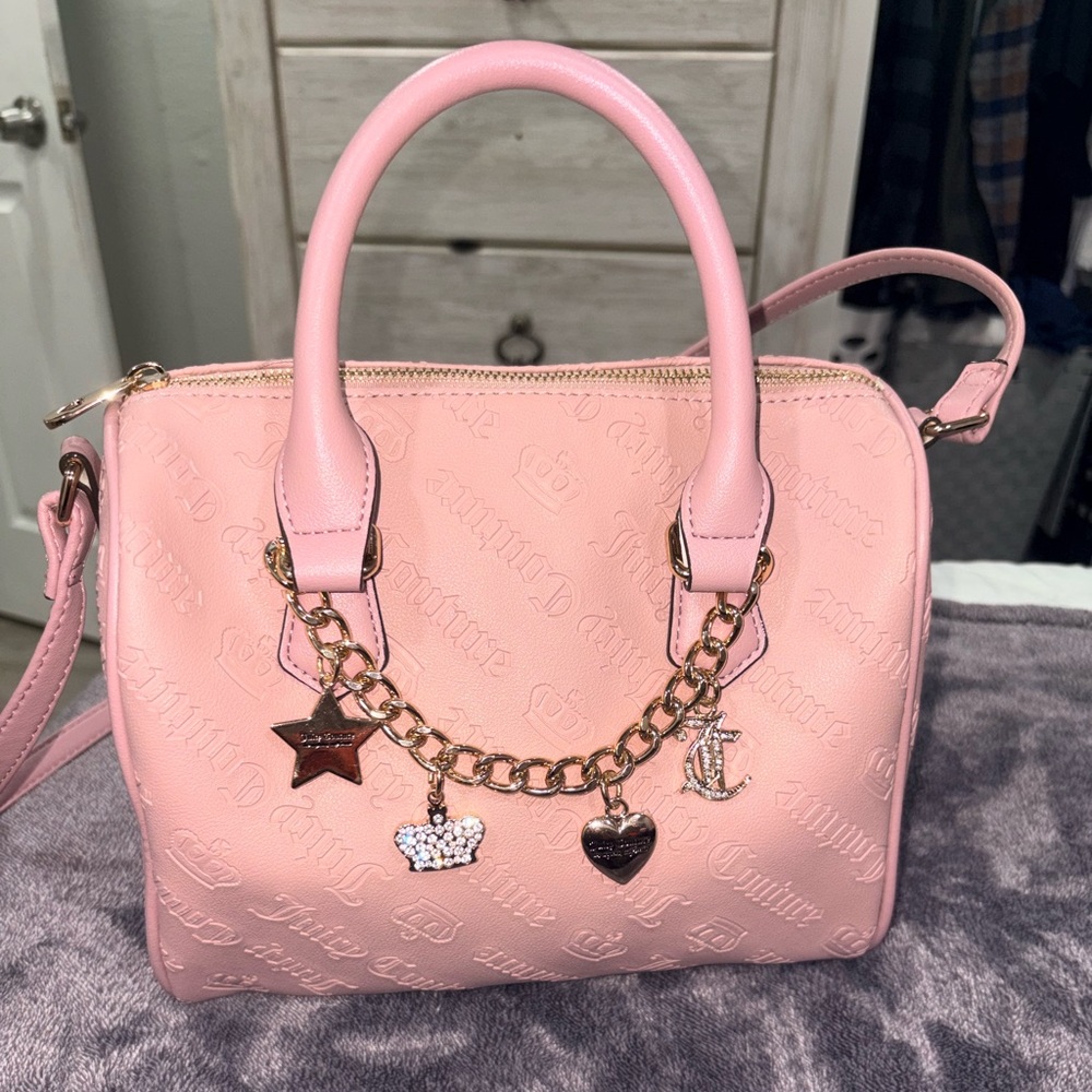 Juicy Couture Logo Print Interior Handbag